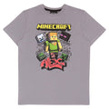 Grey-Yellow-Red - Front - Minecraft Childrens-Kids Alex T-Shirt