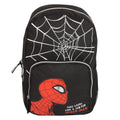 Black-White-Red - Front - Spider-Man Boys Web Head Backpack