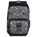 Grey-Multicoloured - Front - Minecraft Girls Characters Backpack