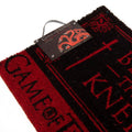 Dark Red-Black - Lifestyle - Game of Thrones Bend The Knee Door Mat