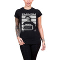 Black - Front - Eminem Womens-Ladies Arrest T-Shirt
