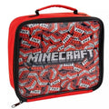 Red-Black-White - Front - Minecraft TNT Lunch Bag