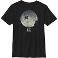 Black - Front - E.T. the Extra-Terrestrial Boys Over The Moon T-Shirt