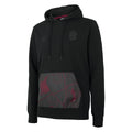 Black - Front - Umbro Mens Navigation England Rugby Overhead Hoodie