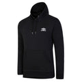 Black-Lunar Rock - Front - Umbro Mens Diamond Overhead Hoodie