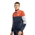 Indigo Mood-Hot Sauce-Lunar Rock - Side - Umbro Mens Diamond Knitted Tracksuit