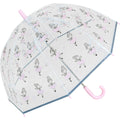 Clear-Pink - Back - X-Brella Childrens-Kids Ballerina Dome Umbrella