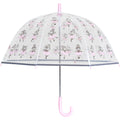 Clear-Pink - Front - X-Brella Childrens-Kids Ballerina Dome Umbrella